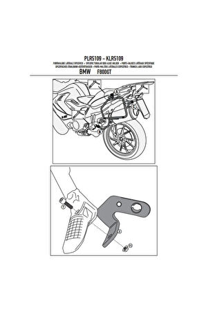 Plr5109 Bmw F 800gt 13-17 Uyumlu Yan Çanta Tasıyıcı