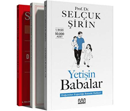 Prof. Dr. Selçuk Şirin Kitap Seti (3 Kitap)