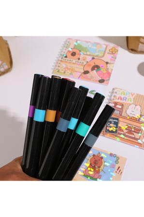 Akrilik Kalem Seti Profesyonel Marker Boya Kalem Seti 48 Renk