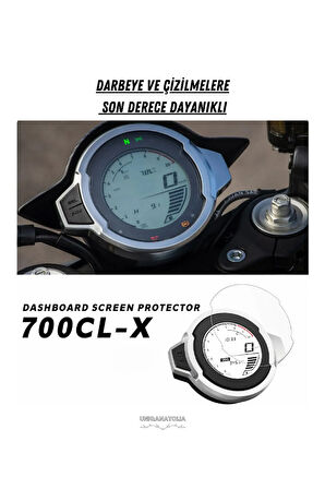 Cf Moto 700 Cl-X Adventure 2020 2021 2022 2023 2024  Dijital Gösterge Uyumlu Nano Ekran Koruyucu