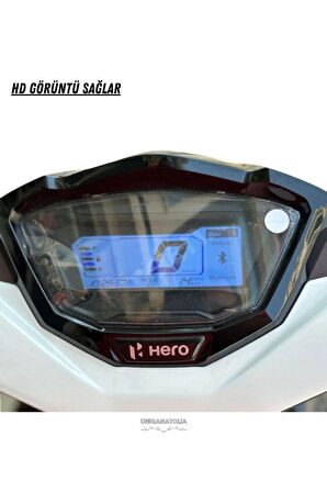 HERO Dash 125 2022 2023 2024 Km Gösterge Uyumlu Nano Ekran Koruyucu