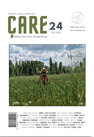 Çare Dergi 24.Sayı Yaz 2025