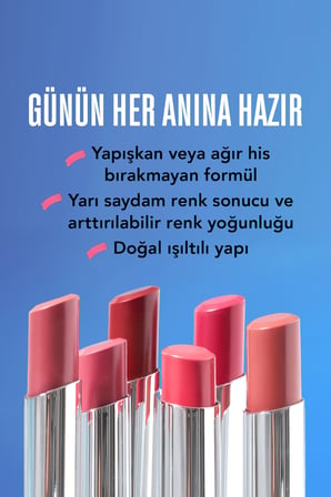 Nemlendirici Parlak Ruj- Sheer Up Lipstick - 013 Gaia - 8682536012119