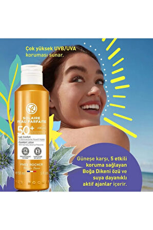 Yüz&Vücut Güneş Losyonu SPF 50+ Solaire Peau Parfaite yoğun nem 150 ML - Carest Cosmetic