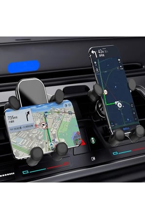 Araç İçi Telefon Tutucu Havalandırma Çıkışı Klipsli Car Holder Yatay ve Dikey Kullanabilme