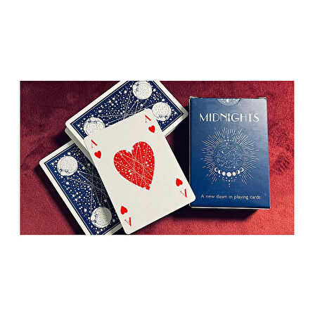 Cartamundi Midnights Luxury Oyun Kağıdı Limited Edition Koleksiyonluk iskambil Kartları Destesi