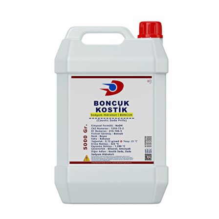 Boncuk Kostik Soda | Lavabo Açıcı | Sodyum Hidroksit | 5 Kg