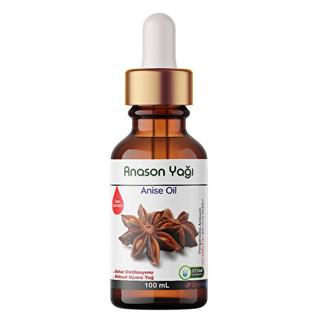 Dolar Kimya Anason Yağı - 100 mL (Uçucu Yağ,Buhardanlık Esansı,Oda Kokusu)