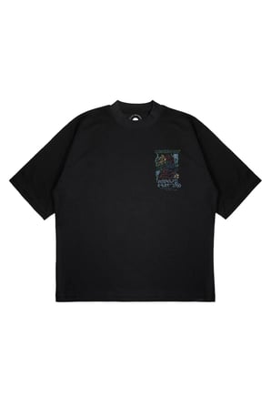 Unisex Oversize CASABLANCA ROMA Baskılı Boxy Fit Kalın Kumaşlı (240gsm) T-shirt