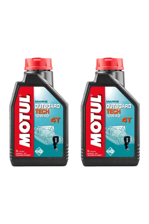 OUTBOARD TECH 4T 10W-40 1 LT TEKNE MOTOR YAĞI 2 ADET