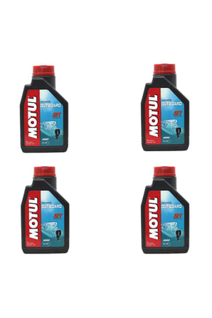Marine Outboard 2T 2 Zamanlı Tekne Motor Yağı 1 Lt 4 adet