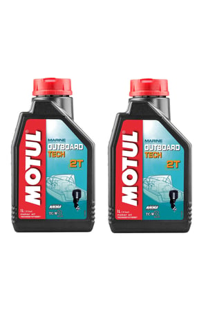 Marine Outboard Tech 2T 2 Zamanlı Tekne Motor Yağı 1 Lt 2adet