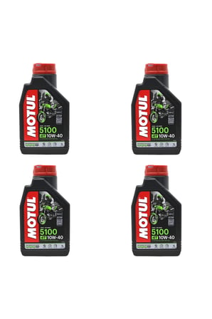 5100 10W40 4T Motosiklet Yağı 1 Lt 4 adet