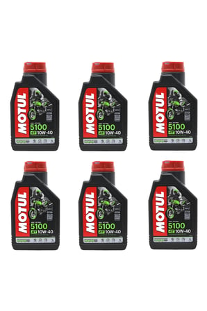 5100 10W40 4T Motosiklet Yağı 1 Lt 6 adet