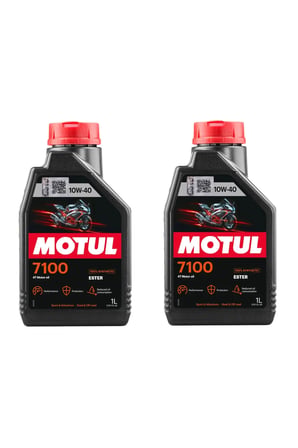 7100 10W40 4T Motosiklet Yağı 1 Lt 2 adet