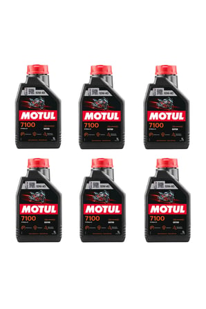 7100 10W40 4T Motosiklet Yağı 1 Lt 6 adet