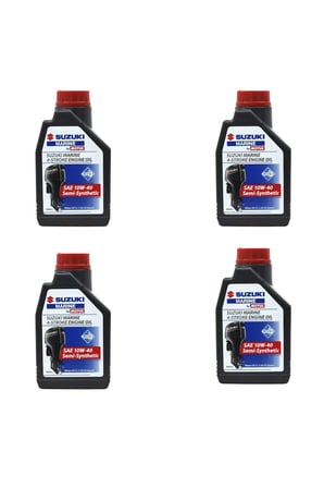 Suzuki Marine 4T 10W-40 - 1 litre Motor Yağı 4 adet