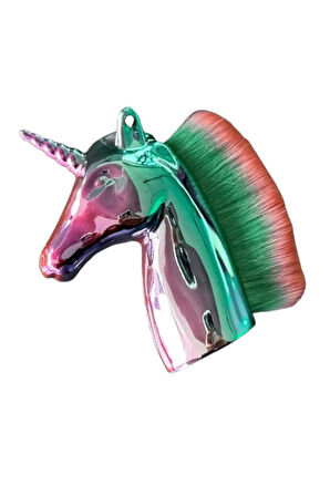 Caş Dekorasyon Karışık Renk Unicorn Allık Fırçası Makyaj Fırçası