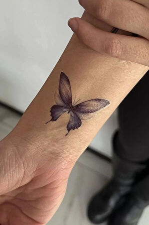 Caş Dekorasyon Kelebek Figürlü Geçici Mini Dövme Tattoo