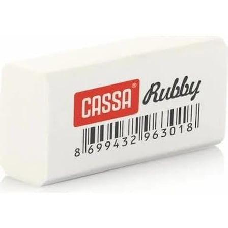 Cassa 9620 Beyaz Kauçuk Blok Silgi - 100'lü Koli