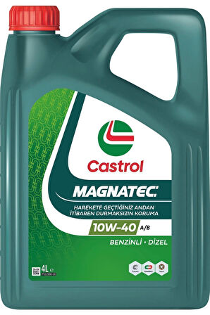 MOTOR YAĞI CASTROL MAGNETEC 10W40 4LT BENZİNLİ-DİZEL