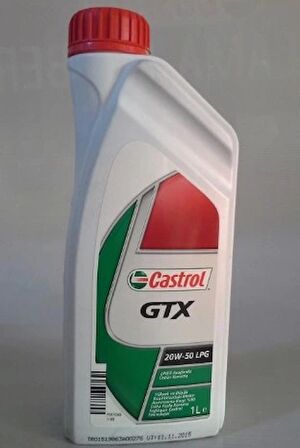 CASTROL MOTOR YAĞ 20W50 1 LT GTX LPG 15E614