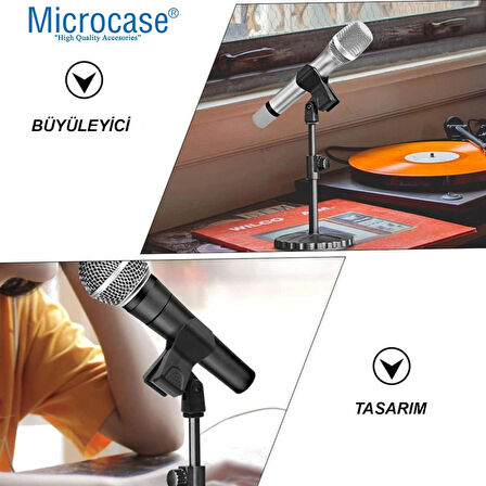 Microcase Universal Mikrofon Tutucu Parça Mikrofon Kelepçesi AL4620 SİYAH