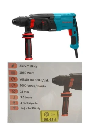 Catpower 5932 Kırıcı Delici Matkap Sds Plus 3.5j 1050W