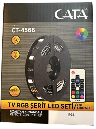 Cata CT-4566 TV RGB Şerit Led Seti Kumandalı (4 Adet)