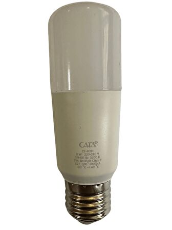 Cata CT-4091 8W 3200K (Günışığı) E27 Duylu Led Ampul (8 Adet)