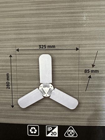 Cata CT-1152 42W 6400K (Beyaz Işık) E27 Duylu Led Pervane Ampul