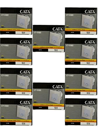 Cata CT-5183 1,5W 6400K (Beyaz Işık) Sensörlü Koridor Aydınlatması (10 Adet)