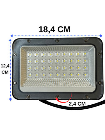 Cata CT-4658 50W 6500K (Beyaz Işık) Led Projektör (2 Adet)