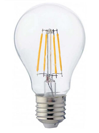 Cata CT-4218 8W (60W) 3000K (Sarı Işık) Dim Edilebilir E27 Duylu (Kalın Duy) Led Filament Ampul