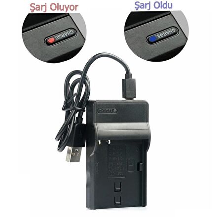 CANON CB-2LY USB şarj cihazı CANON NB-6L ve NB-6LH Batarya Uyumlu şarj Aleti Powerbanktan Şarj