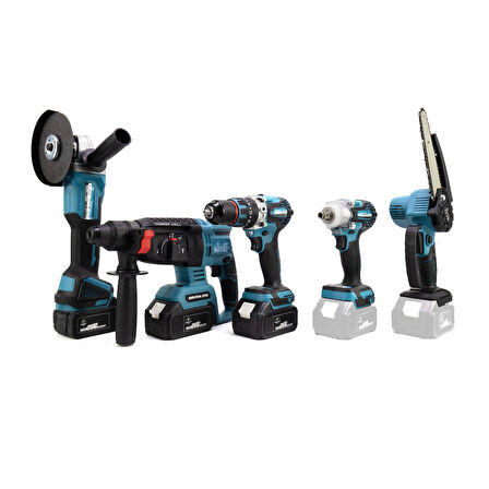 CHELİKBEİ Beşli Set MK350 (Budama testeresi 13mm Ç.MANDREN+S.SIKMA+Ş.SPRAL+Ş.HİLTİ) 