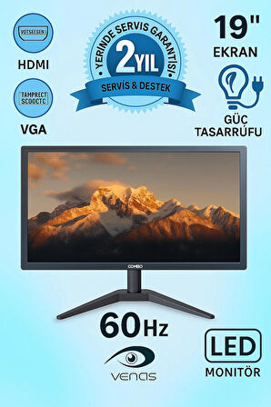 19” Geniş Ekran 60 Hz Led Monitör