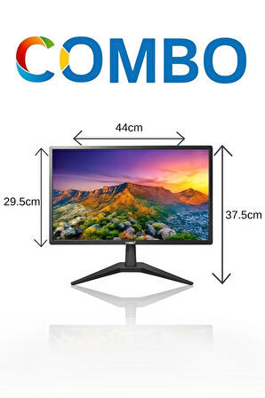 19” Dahili Hoparlörlü 60 HZ Led Monitör
