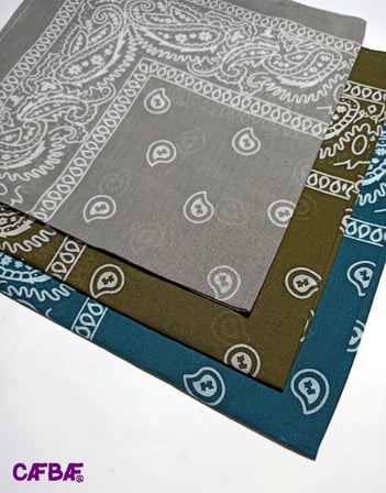 CafBaf İnce Yazlık Bandana 3lü Set
