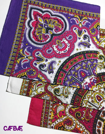 CafBaf Renkli İnce Yazlık Bandana 3lü Set