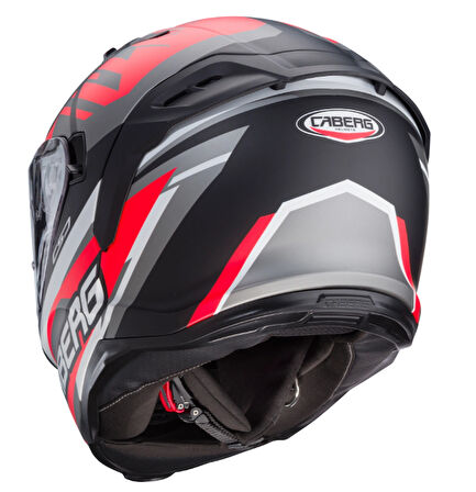 CABERG AVALON X KIRA MAT BLK-GREY-RED FLUO 