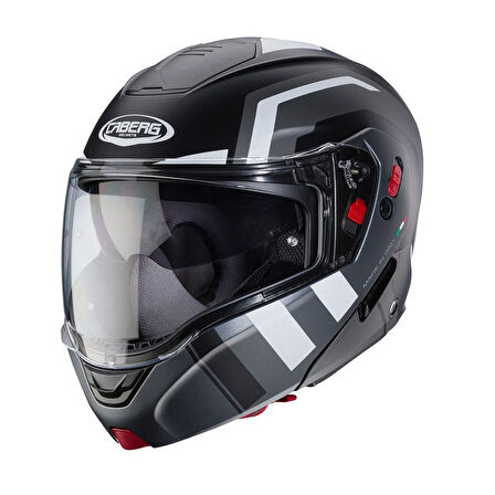CABERG KASK HORUS X ROAD MT BLK-GUN MET-WHITE