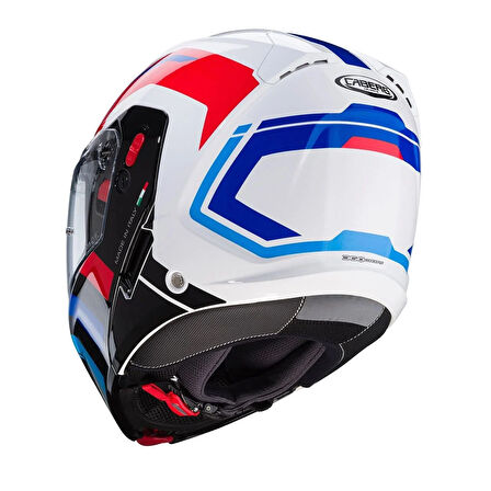 CABERG KASK HORUS X ROAD WHT-BLK-RED-BLUE