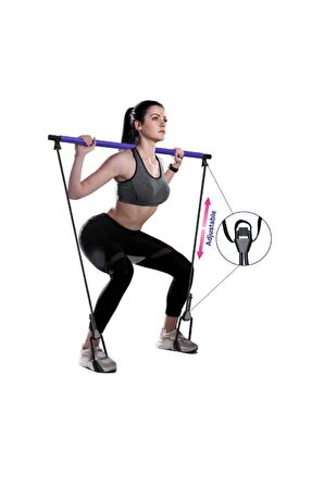 Portable Pilates Bar Egzersiz Çubuğu