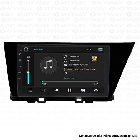 Araç Multimedya Kia Niro Android 12 Carplay 4Gb Ram + 64Gb Hdd Navigasyon Ekran MYW
