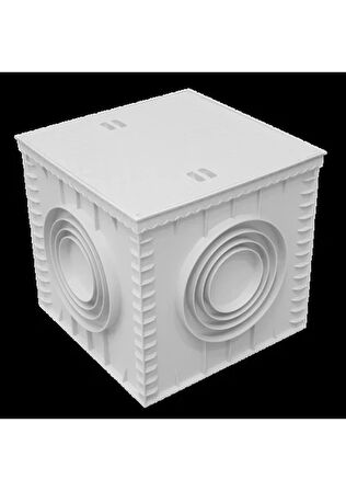Luxwares 70X70 Düz Kapaklı Plastik Rögar (Menhol) Kutusu