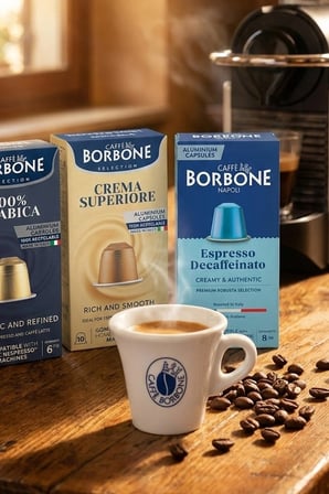 Caffè Borbone Arabica Superiore Decaf 30'lu Kapsül Kahve – Nespresso Uyumlu, Keşif Avantaj Paketi