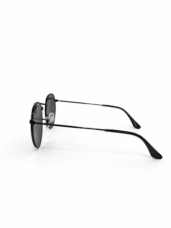 Brooks CBS1412 C10 Güneş Gözlüğü Siyah Metal Çerçeve Yuvarlak Füme Mineral Cam 50 mm