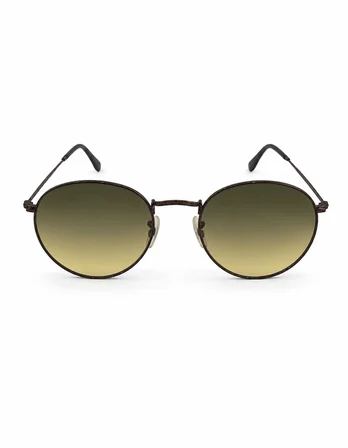 Brooks CBS1412 C5 Unisex Güneş Gözlüğü Kahverengi Yuvarlak Metal Çerçeve 50 mm Degrade Cam
