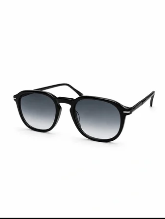 Brooks Cbs2071 Güneş Gözlüğü Siyah Kemik Çerçeve Füme Degrade Cam 52 mm